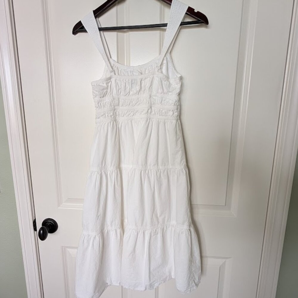 Like NEW - Aritzia Sunday Best Cotton poplin tiered midi dress - worn once - Picture 5 of 5